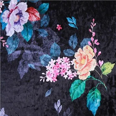 ڈیجیٹل پرنٹ شدہ مخمل فیبرک