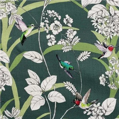 برڈ اینڈ فلورل پرنٹ جارجٹ