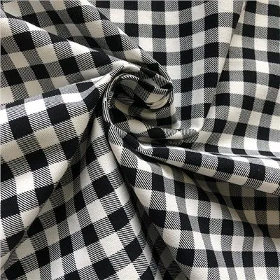 سیاہ اور سفید جالی لچکدار سوت تانے بانے