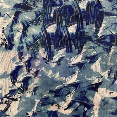 تاثریت فیروزی پھولوں کا کپڑا