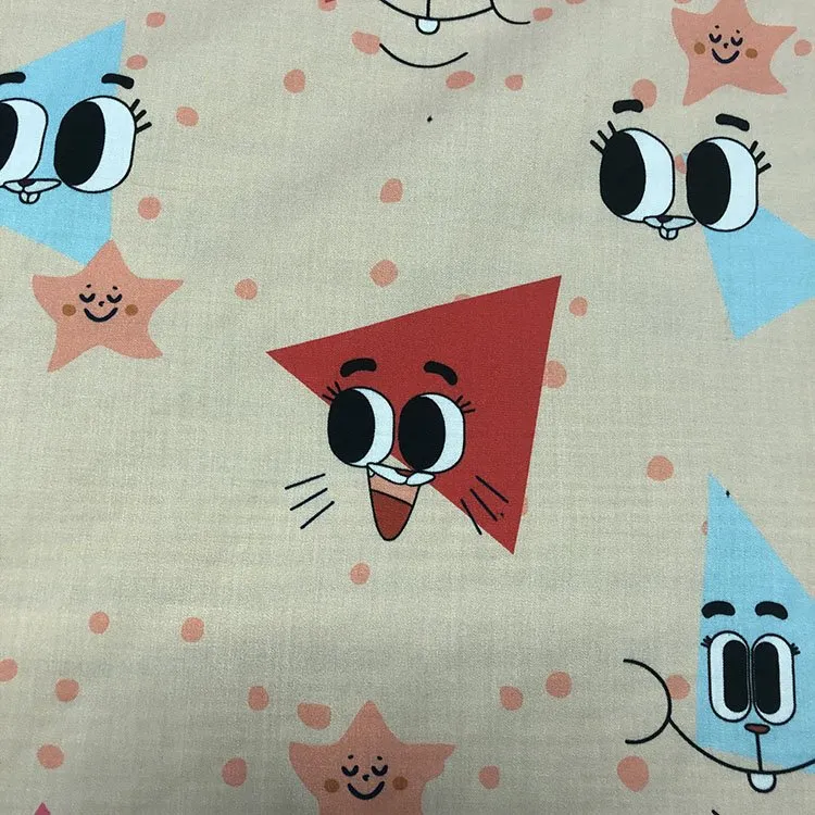 ستارہ مثلث Tencel Rayon Twill Fabrics